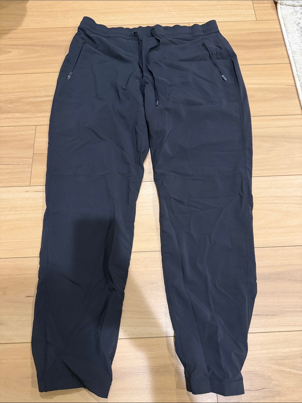 Eddie Bauer Black Zip-Pocket Joggers